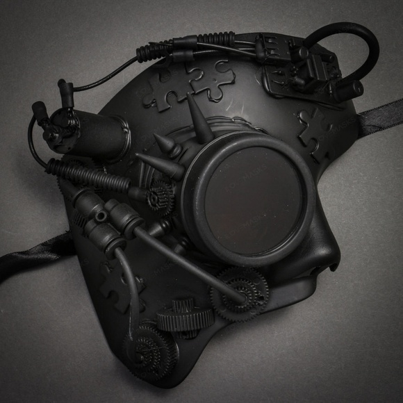 Phantom the Opera Steampunk Goggles Mask Masquerad - Picture 2 of 3